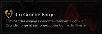 grande forge slormancer