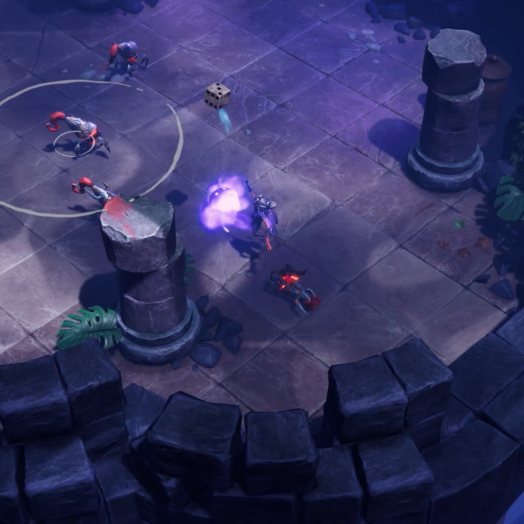 Lost in Random: The Eternal Die combats