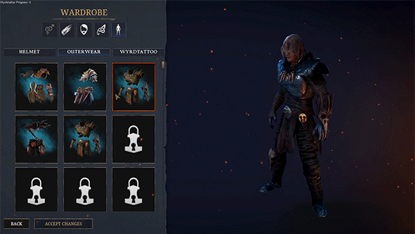 Tainted Grail personnalisation