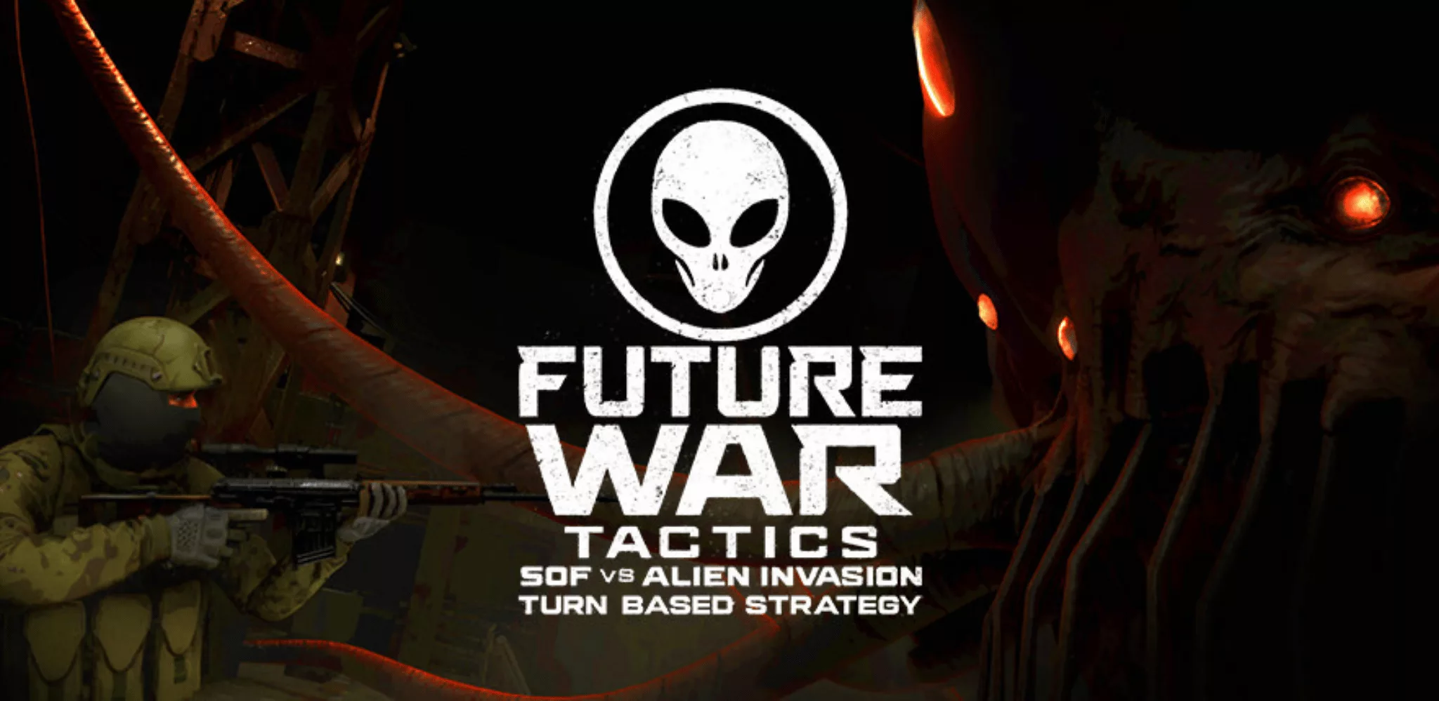 Cover de Future War Tactics: SOF vs Alien Invasion, jeu tour par tour stratégie indépendant à découvrir