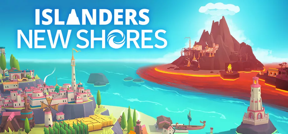 Cover de ISLANDERS New Shores, jeu construction stratégie indépendant à découvrir