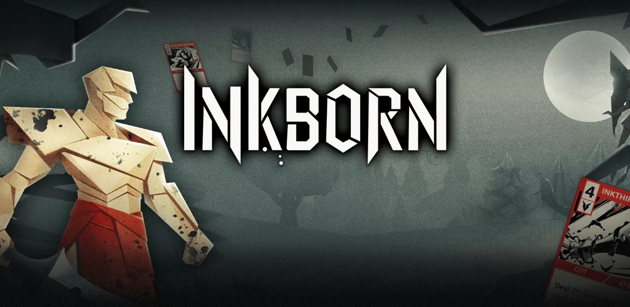 Cover de Inkborn, jeu deck roguelike indépendant à découvrir