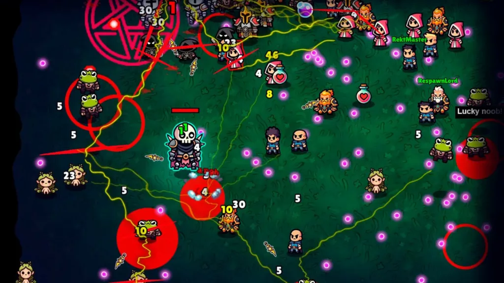 Gameplay de Noobs Are Coming - Aperçu du jeu en action - Noobs Are Coming inverse les rôles :... Image de Noobs Are Coming - Jeu indépendant