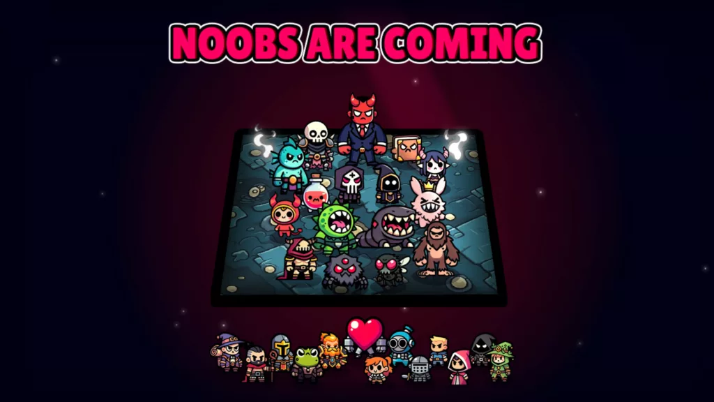 Gameplay de Noobs Are Coming - Aperçu du jeu en action - Noobs Are Coming inverse les rôles :... Image de Noobs Are Coming - Jeu indépendant