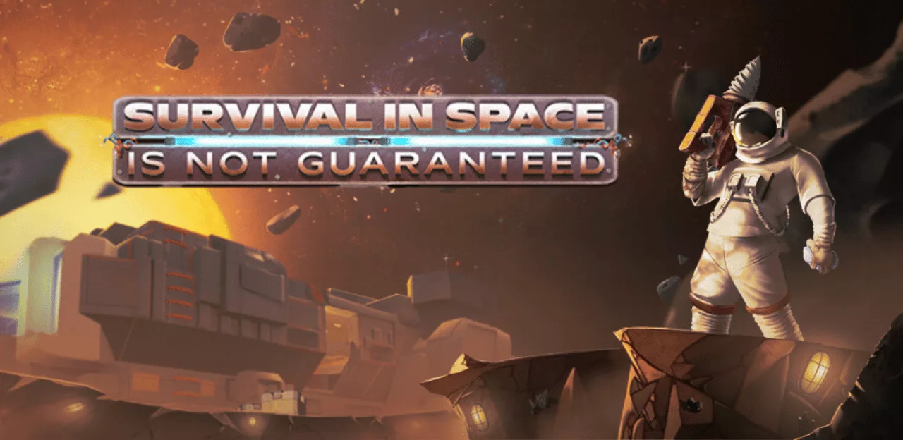 Cover de Survival In Space Is Not Guaranteed, jeu simulation aventure indépendant à découvrir