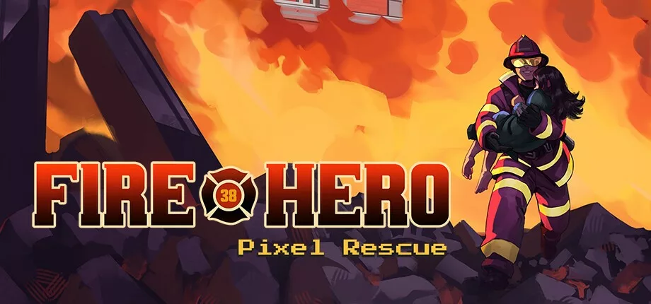 Fire Hero - Pixel Rescue - Jeu indépendant mis en avant sur Sisme Games
