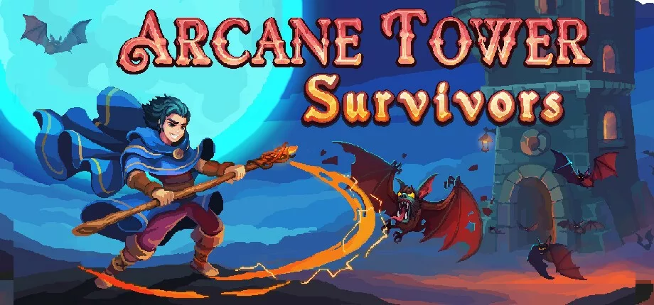 Arcane Tower Survivors - Jeu indépendant mis en avant sur Sisme Games