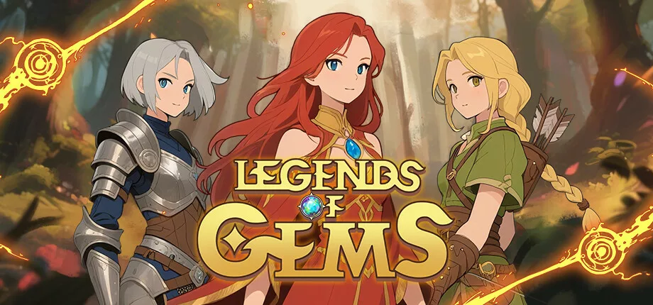 Légendes des gemmes - Jeu indépendant mis en avant sur Sisme Games