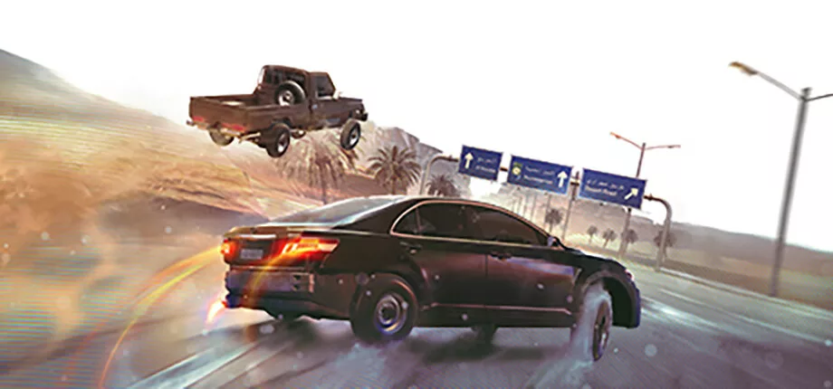 Highway Drifter: Hajwala Simulator - Jeu indépendant mis en avant sur Sisme Games